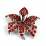 Flower Brooch, Crimson
