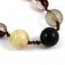 Marble Necklace, Chocolate