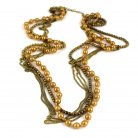 Multi Strand Necklace, Gold